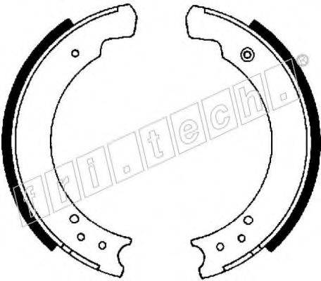 FRI.TECH. 1092303 Комплект гальмівних колодок