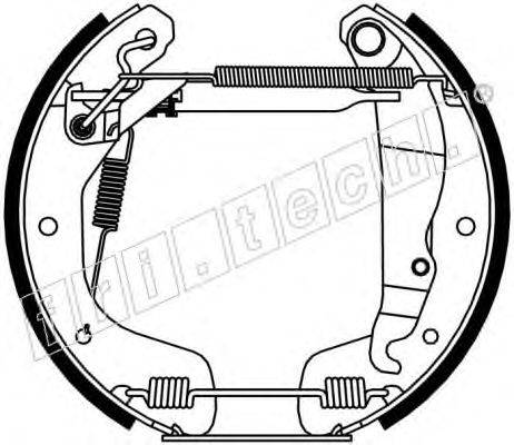 FRI.TECH. 16112 Комплект гальмівних колодок