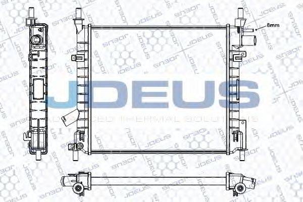 JDEUS RA0121180 Радіатор, охолодження двигуна