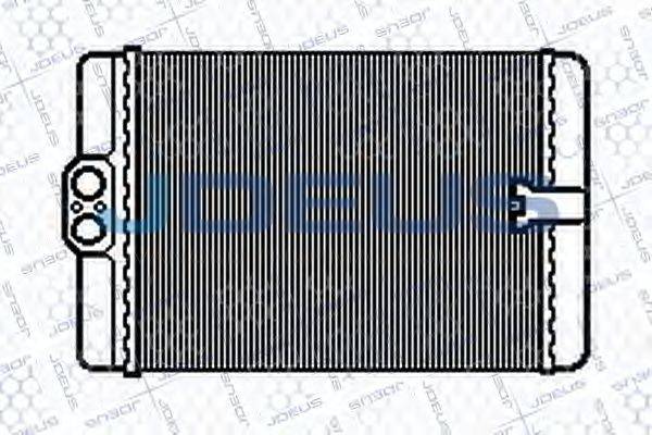 JDEUS 217M34 Теплообмінник, опалення салону