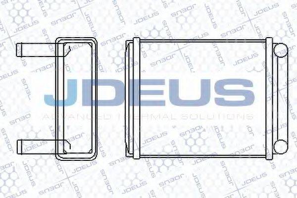 JDEUS 217M20 Теплообмінник, опалення салону