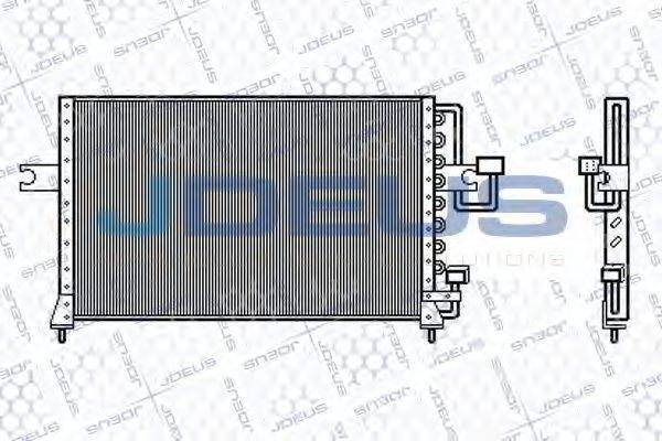 JDEUS 754M10 Конденсатор, кондиціонер