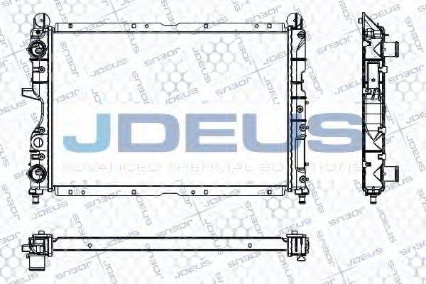 JDEUS RA0000090 Радіатор, охолодження двигуна