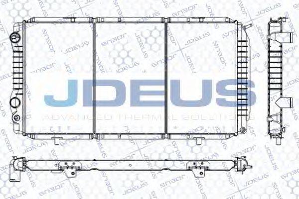 JDEUS RA0070050 Радіатор, охолодження двигуна