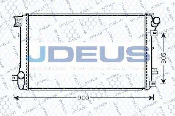 JDEUS 023M89 Радіатор, охолодження двигуна