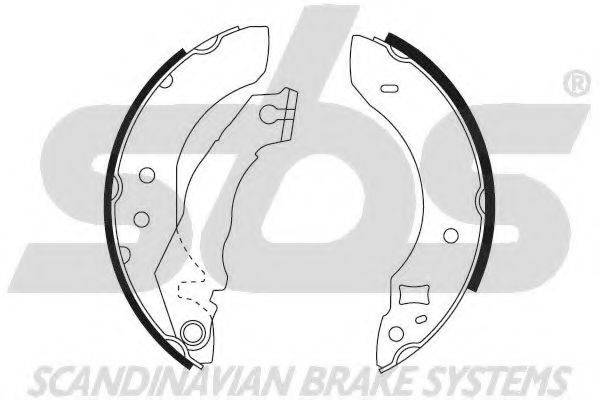 SBS 18492725355 Комплект гальмівних колодок
