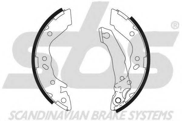 SBS 18492734621 Комплект гальмівних колодок