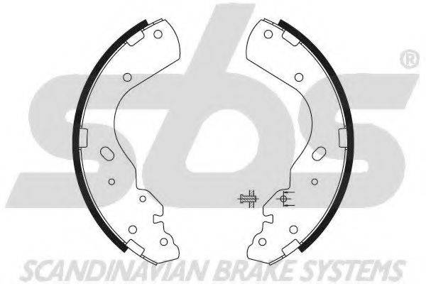 SBS 18492725665 Комплект гальмівних колодок