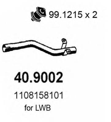 ASSO 409002 Труба вихлопного газу