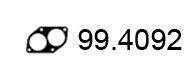 ASSO 994092 Прокладка, труба вихлопного газу
