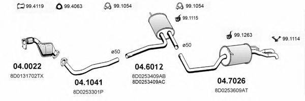ASSO ART0251 Система випуску ОГ
