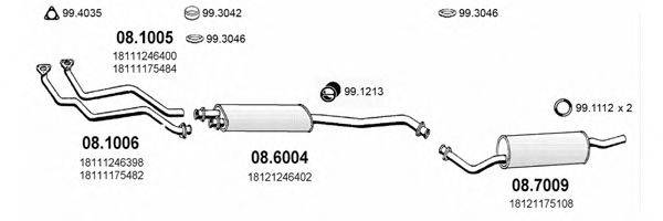 ASSO ART0318 Система випуску ОГ