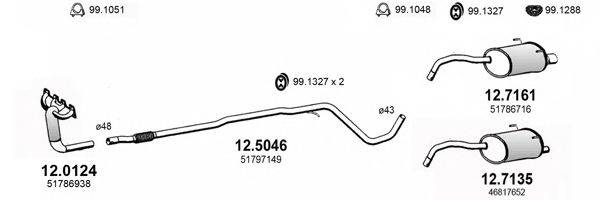 ASSO ART3336 Система випуску ОГ
