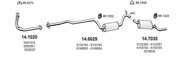 ASSO ART1011 Система випуску ОГ