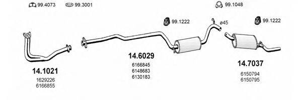 ASSO ART1017 Система випуску ОГ