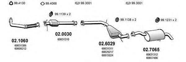ASSO ART1309 Система випуску ОГ