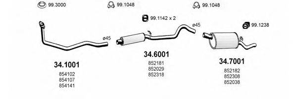 ASSO ART1563 Система випуску ОГ