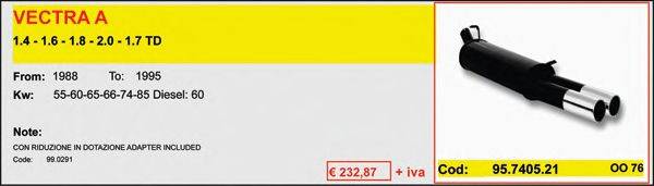 ASSO ARTSPORT0100 Глушник для спортивного автомобіля