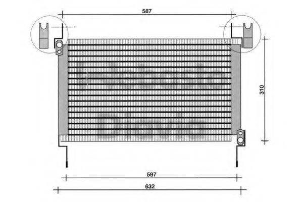 WEBASTO 82D0225006A Конденсатор, кондиціонер