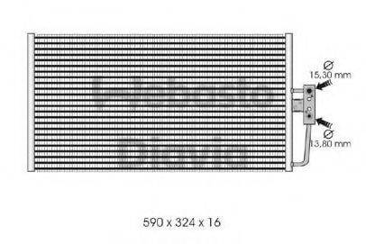 WEBASTO 82D0225410A Конденсатор, кондиціонер