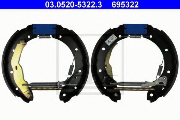 ATE 03052053223 Комплект гальмівних колодок