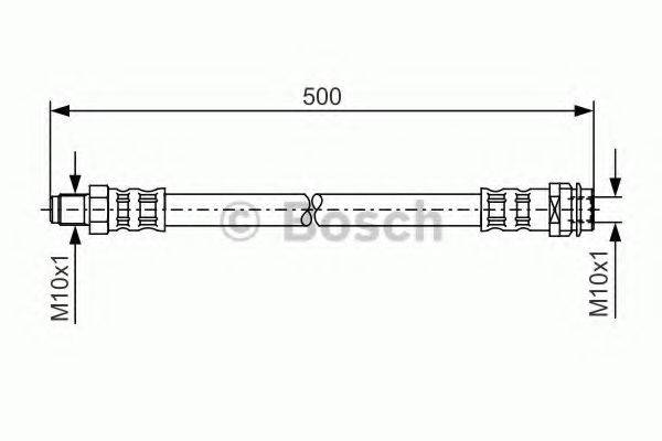 BOSCH 1987476453 Гальмівний шланг