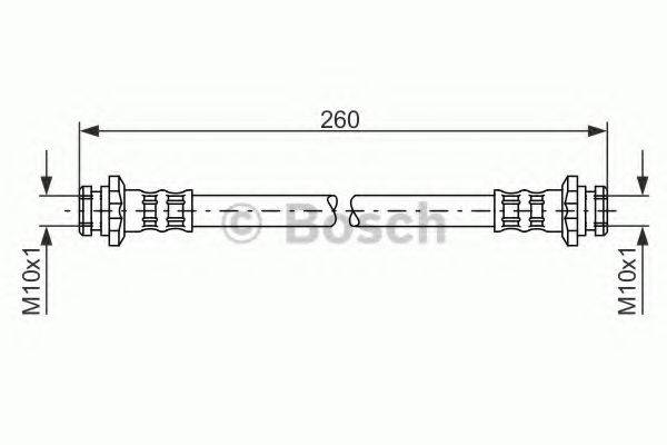 BOSCH 1987476662 Гальмівний шланг