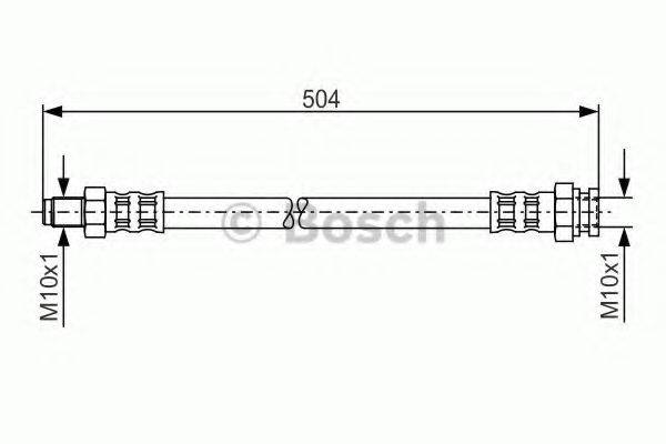 BOSCH 1987481034 Гальмівний шланг