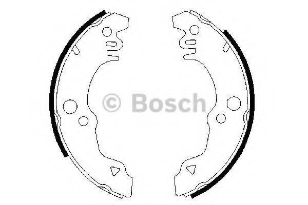 BOSCH 0986487308 Комплект гальмівних колодок