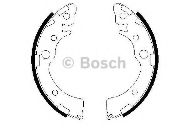 BOSCH 0986487460 Комплект гальмівних колодок