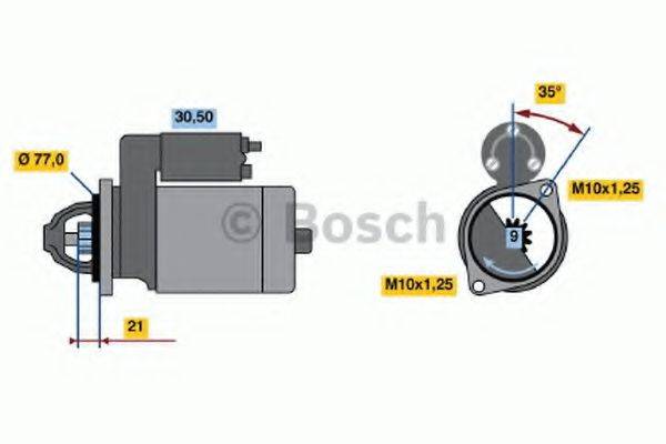 BOSCH 0986014171 Стартер