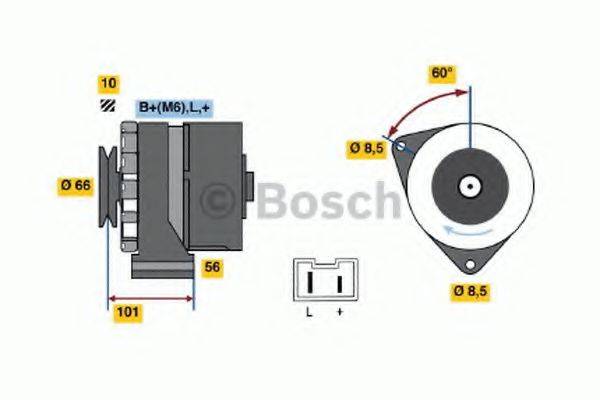BOSCH 0986031831 Генератор