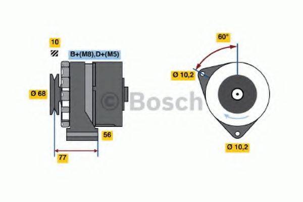 BOSCH 0120469589 Генератор