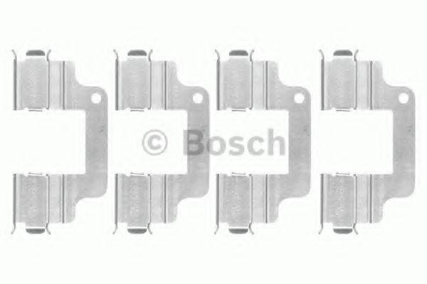 BOSCH 1987474464 Комплектуючі, колодки дискового гальма