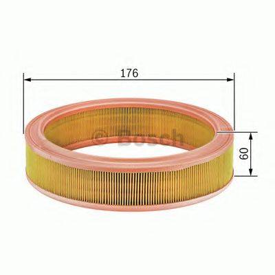 BOSCH 1457432122 Повітряний фільтр