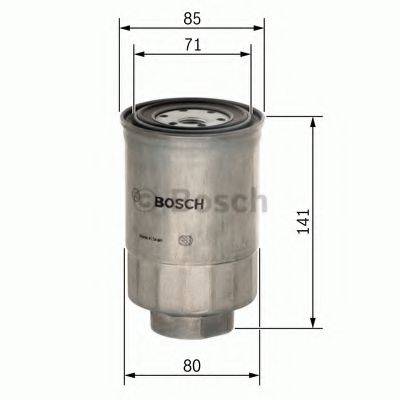 BOSCH F026402813 Паливний фільтр