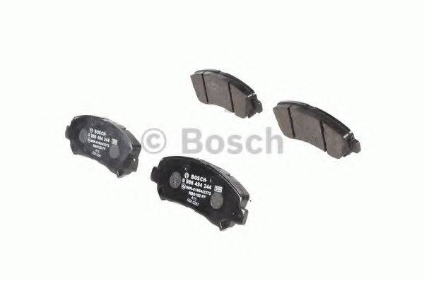 BOSCH 0986494244 Комплект гальмівних колодок, дискове гальмо