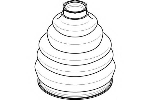 TOPRAN 111758 Пильовик, приводний вал