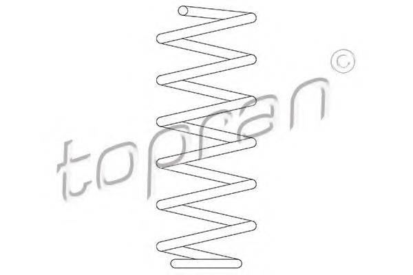 TOPRAN 109529 Пружина ходової частини