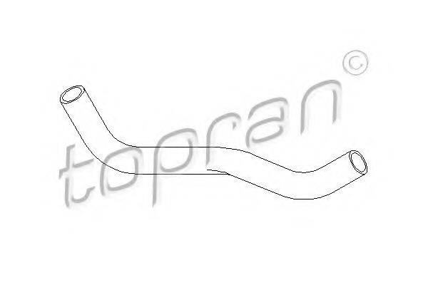 TOPRAN 102716 Шланг радіатора