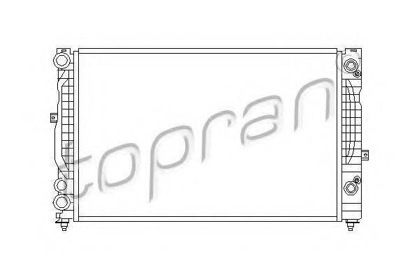 TOPRAN 112222 Радіатор, охолодження двигуна