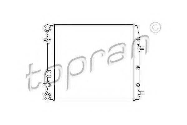 TOPRAN 112239 Радіатор, охолодження двигуна
