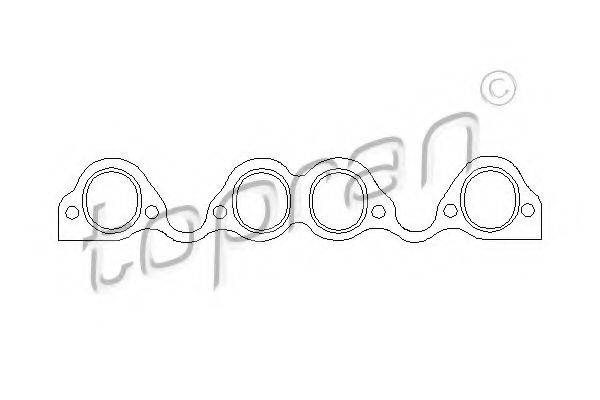 TOPRAN 101461 Прокладка, впускний колектор