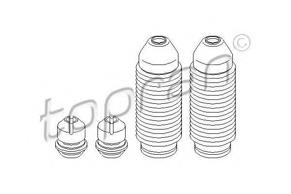 TOPRAN 914101 Пилозахисний комплект, амортизатор