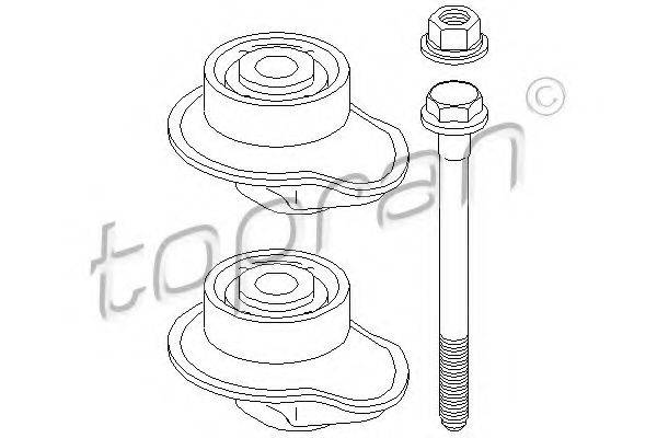 TOPRAN 109781 Комплект підшипника, балка мосту