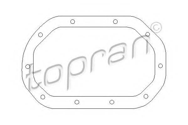 TOPRAN 200513 Прокладка, диференціал