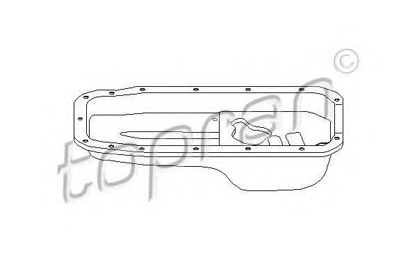 TOPRAN 205598 Масляний піддон