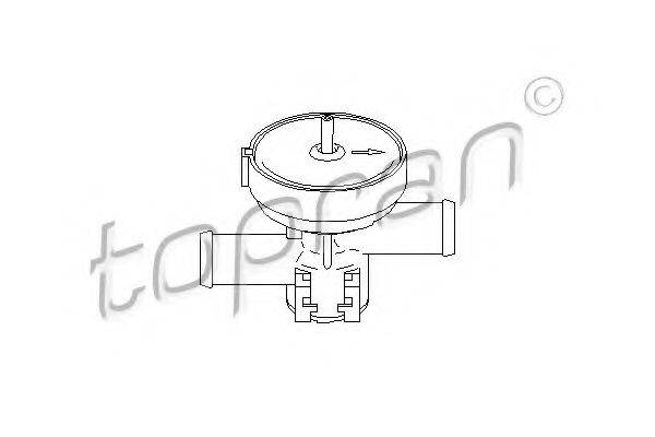 TOPRAN 207465 Регулюючий клапан охолоджувальної рідини