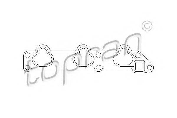 TOPRAN 205867 Прокладка, впускний колектор