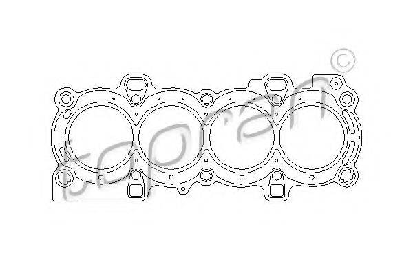 TOPRAN 302204 Прокладка, головка циліндра